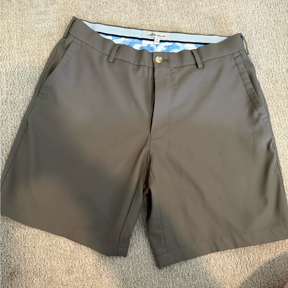 Dark Grey Peter Millar Shorts